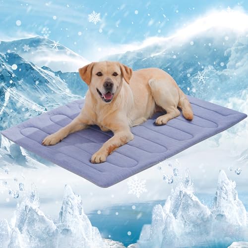 Cooling Mat for Large Dogs, Q-Max>0.46 - Self-Cooling Dog Bed with Arc-Chill Technology,Washable Dog Cooling M - view 2