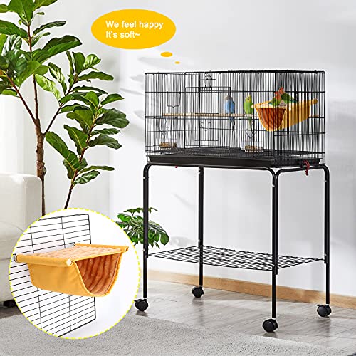 BWOGUE Winter Warm Bird Nest Bed Hanging Hammock Snuggle Hut Parrot House Tent Toy Bird Cage Perch for Parakee - view 6