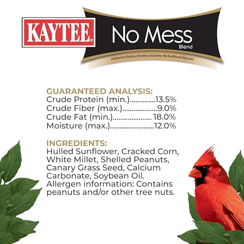 Kaytee Wild Bird (No Mess or Waste Free) Food Seed Blend For Blue Jays, Woodpeckers, Juncos, Cardinals, Grosbe - view 4