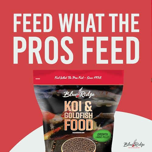 Blue Ridge Koi Fish Food 5lb - Koi Food Large 3/16" Growth Formula, Goldfish Food, Premium Fish Food for Ponds - view 4