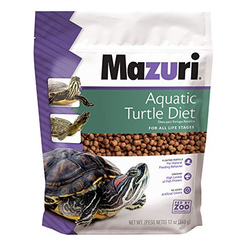 Mazuri | Nutritionally Complete Aquatic Turtle Food | Freshwater Formula - 12 Ounce (12 oz) Bag - view 2