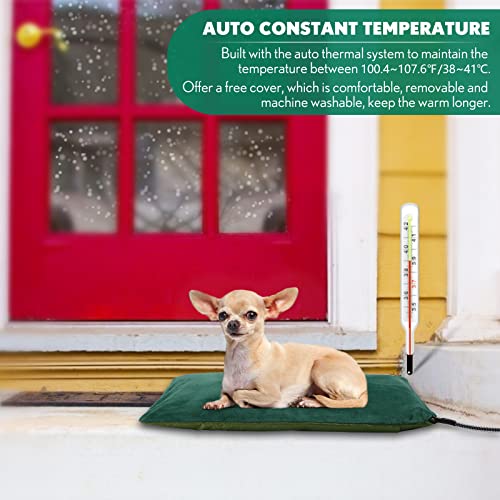 PETNF Outdoor Pet Heating Pads for Dog,Soft Electric Blanket Auto Temperature Control,Heated Mat for Dog House - view 4