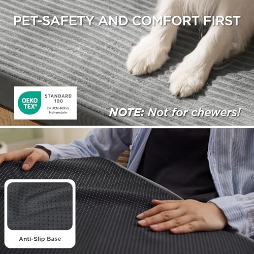 Bedsure Dog Beds Large Sized Dog- Orthopedic Pet Beds for Crate with Removable Machine Washable Cover, NOT Wat - view 5