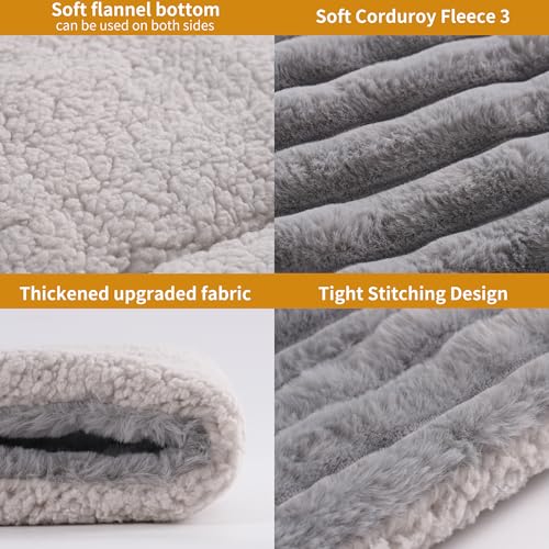 Self Warming Cat Bed, 22x16 Inch Reversible Two-Sided Use Self Heating Mat for Cats and Dogs, Washable Pets Cr - view 6