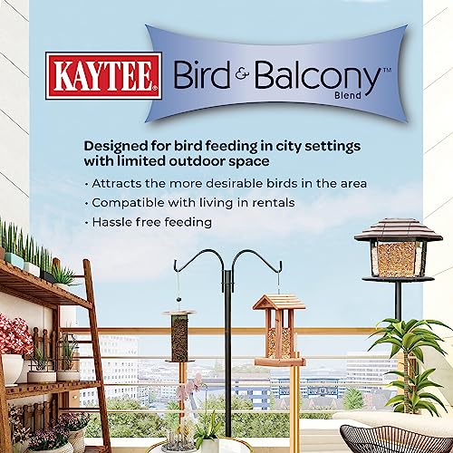Kaytee Bird & Balcony Wild Bird Food No Mess Seed Blend for City Dwelling Birds Like Finches, Sparrows, Mourni - view 6