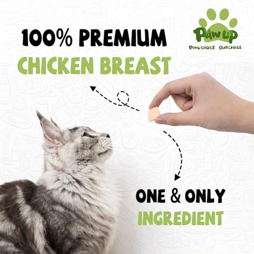 PAWUP Freeze Dried Chicken for Dogs Cats, High Protein Raw Dog Food Topper, Single Fresh Ingredient Treats, 4. - view 3