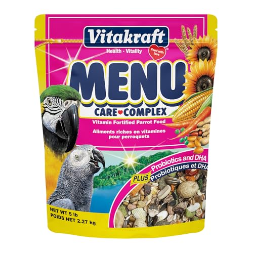 Vitakraft Menu Premium Parrot Food - Vitamin-Fortified - Macaw, Amazon, Conure, and Parrot Food for Large Bird - view 2