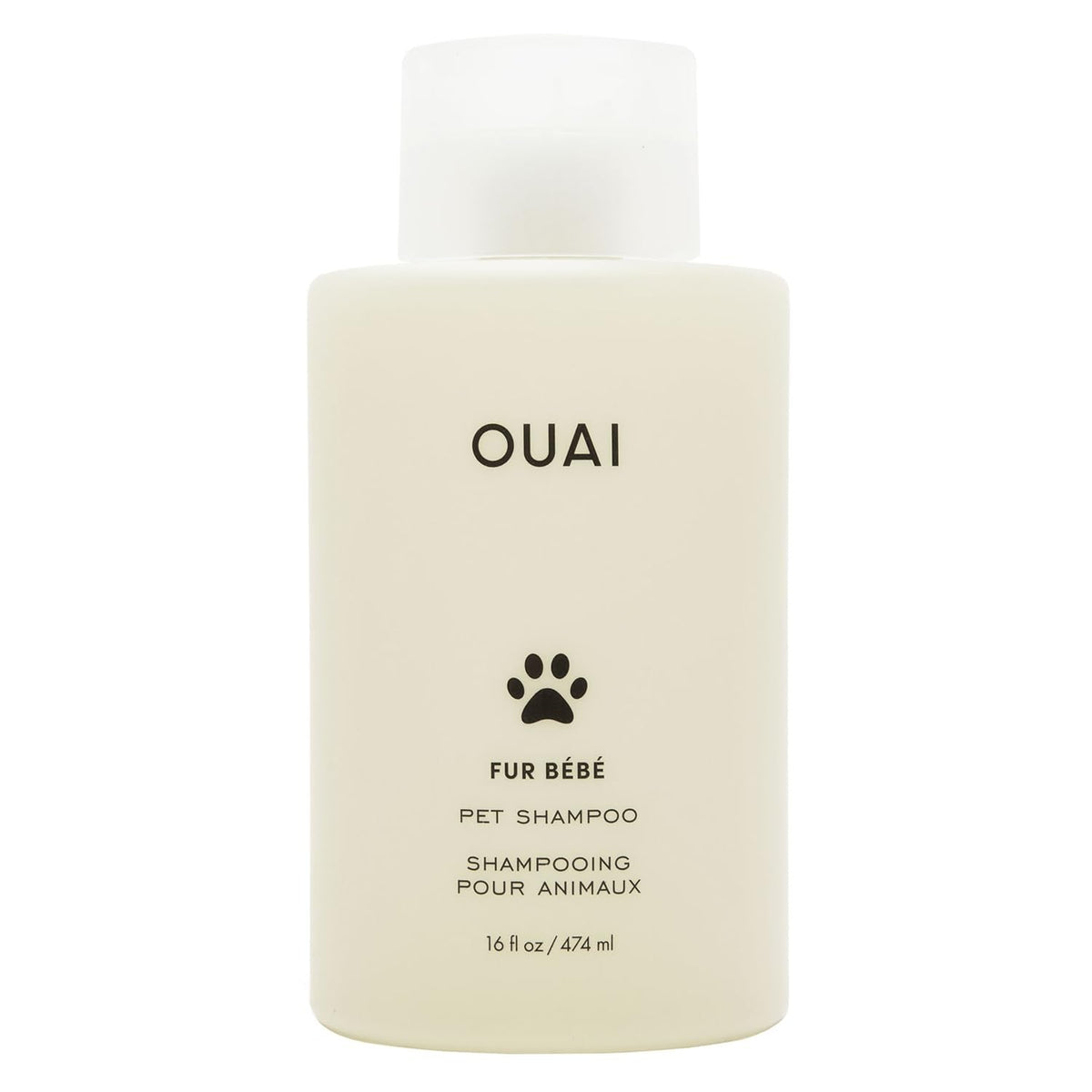 OUAI Fur Bébé Pet Shampoo - Cat & Dog Shampoo for Gentle Cleansing, Hydration & Shine - Vegan & Cruelty-Free P