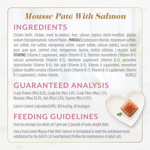 Fancy Feast Gems Pate Cat Food Mousse Salmon or Tuna and a Halo of Savory Gravy Wet Cat Food Variety Pack - (1 - view 7