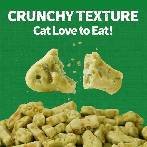 Just Try Cat Treats for Indoor Cats Hairball Control Natural Salmon Healthy Cat Grass Treats Kitten Snacks Tra - view 3