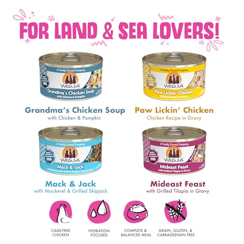 Weruva Classic Cat Food, Classic Combo Trial Variety Pack, 3oz Can, Pack of 4 - view 6