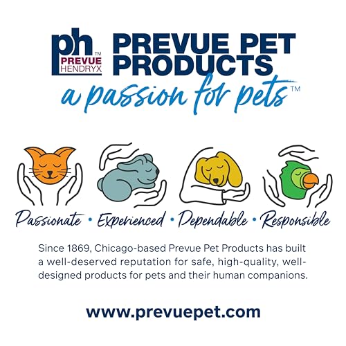 Prevue Pet Products BPV1181 2-Pack Universal Plastic Hanging Cups for Small Birds, Colors Vary - view 5