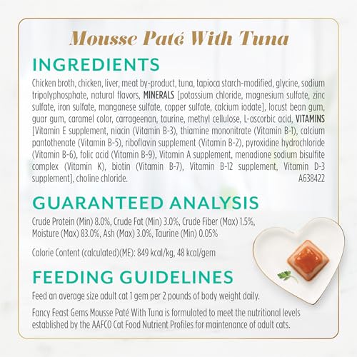 Fancy Feast Gems Pate Cat Food Mousse Salmon or Tuna and a Halo of Savory Gravy Wet Cat Food Variety Pack - (1 - view 6