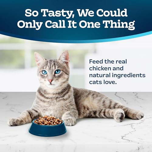 Blue Buffalo Tastefuls Natural Dry Food for Adult Cats, Hairball Control, Chicken & Brown Rice Recipe, 7-lb. B - view 4