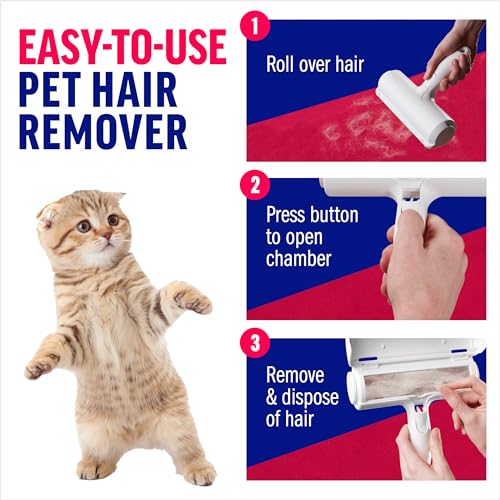 ChomChom Roller Pet Hair Remover – Original Size Reusable Lint Roller for Cat & Dog Hair on Furniture, Couch,  - view 4