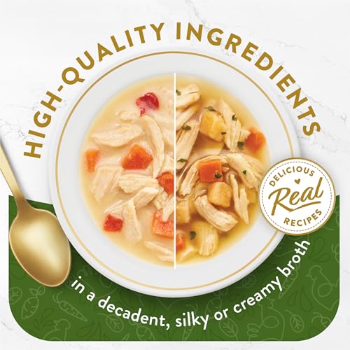 Purina Fancy Feast Chicken Broth Complement Lickable Grain Free Wet Cat Food Variety Pack - (Pack of 12) 1.4 o - view 3