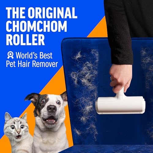 ChomChom Roller Pet Hair Remover – Original Size Reusable Lint Roller for Cat & Dog Hair on Furniture, Couch,  - view 3