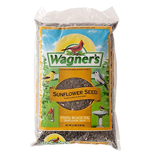 Wagner's 52023 Black Oil Sunflower Seed Wild Bird Food, 5-Pound Bag - view 2