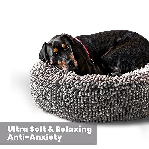 Muddy Mat® Cloud K-9 Dog Beds for Small Dogs & Cats, Soft & Relaxing Round Dog Bed, Chenille Material, Removab - view 7