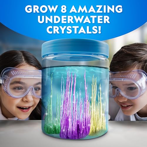 National Geographic Underwater Crystal Growing Aquarium Science Kit – Grow 8 Colorful Crystals Underwater | 36 - view 3