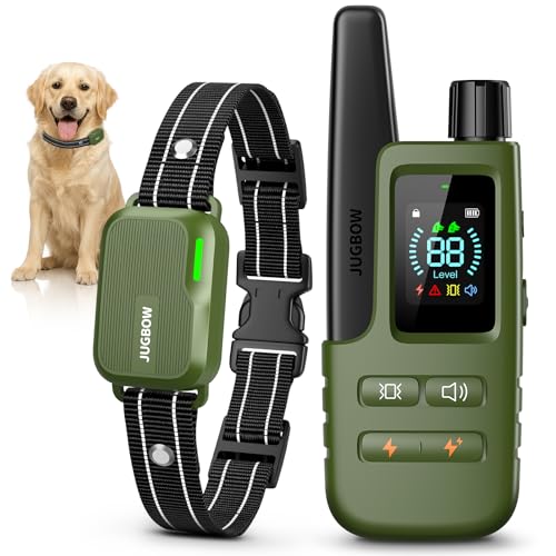 Jugbow Dog Shock Collar - 4500FT Dog Training Collar with Remote, IPX8 Waterproof Electric Dog Collar with 4 T - view 2