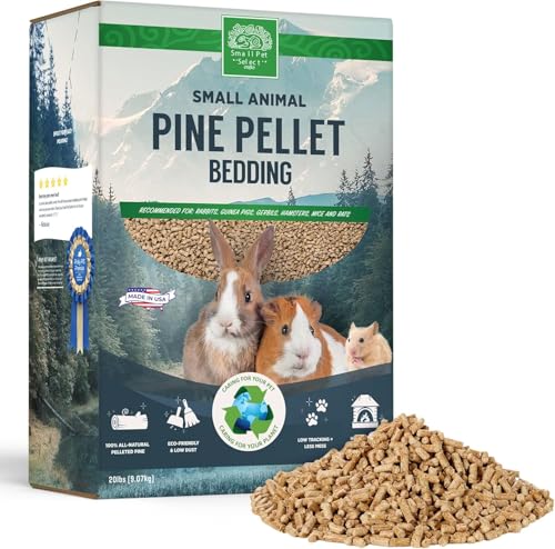 Small Pet Select Pine Pellet Bedding 20lb, Litter Pellets for Rabbit, Guinea Pig, Hamster, Bunny and Other Sma - view 2