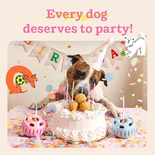 WOOF Party Pupsicle - Long-Lasting Interactive Dog Toys for Boredom - Low-Mess Design - Birthday Gifts for Dog - view 7