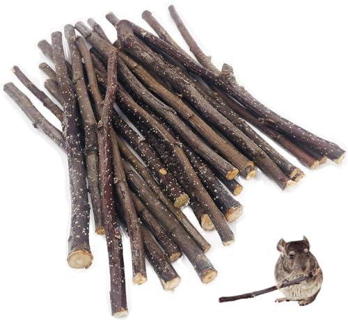 William Craft Apple Sticks Pet Chew Toy Treats for Chinchilla Guinea Pigs Rabbits Squirrel Hamster Bunny - view 2