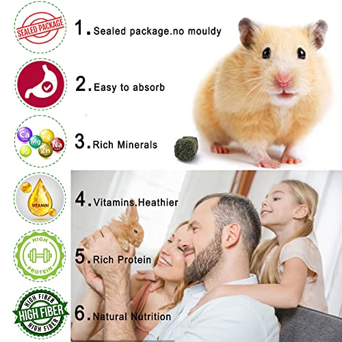 Timothy Hay Cubes 6oz -100% Natural Timothy Hay Made for Rabbits Sulcata Tortoise Guinea Pig, 6 oz - view 3
