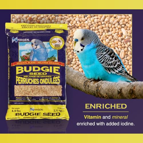 Hagen Parakeet/Budgie Staple VME Seed – Premium Blend, Nutritionally Balanced, Fortified with Vitamins & Miner - view 3