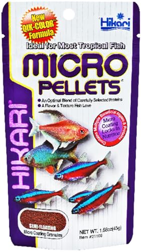 Hikari Tropical Micro Pellets for Tetras, Barbs, and Other Small-Mouthed Tropical Fish (1.58 Oz, Pack of 2) (2 - view 3