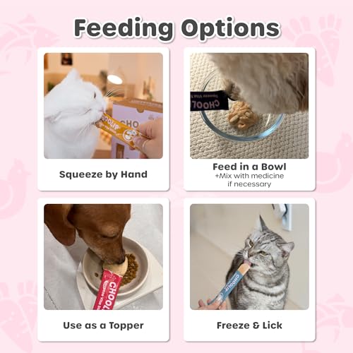 Choolip Squeeze Vita Stick Lickable Cat and Dog Treats – 49-Count Variety Pack – Real Meat Puree with Multivit - view 7