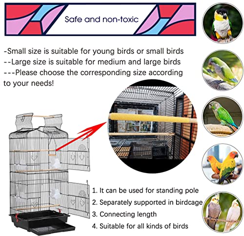 20Pcs Sand Perch Covers for Bird - Bird Perchs Covers 7.5" Long x 3/8" Diameter Bird perches for Parakeets, Lo - view 3