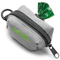 Tuff Mutt Dog Poop Bag Holder with Velcro Attachment - Durable Fabric Poop Bag Dispenser for Leashes - Include