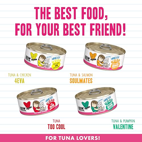 Weruva BFF Minced Natural Wet Cat Food, Batch O Besties Variety Pack, 5.5oz Can, Pack of 8 - view 6