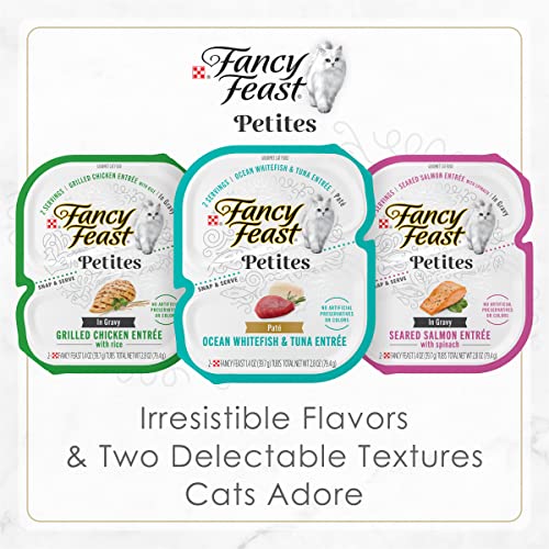 Purina Fancy Feast Petites Grilled Chicken Entrée With Rice In Gravy Gourmet Wet Cat Food - (Pack of 12) 2.8 o - view 7