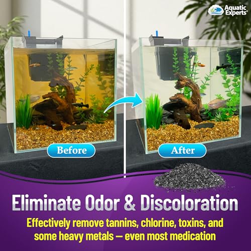 Premium Activated Carbon, Aquarium Carbon for Fish Tank Filter, Aquarium Filter Media, Granulated Charcoal for - view 4