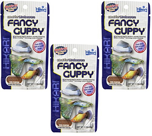 (3 Pack) Hikari Usa Tropical Fancy Guppy For Pet Health, 0.77-Ounce Each - view 2