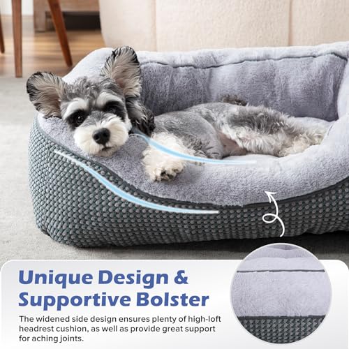 INVENHO Medium Dog Beds for Medium Dogs Washable, Rectangle Dog Bed Medium Size Dog, Orthopedic Dog Bed, Warmi - view 5