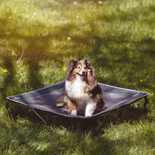 TIMBER RIDGE Outdoor Dog Bed, Cooling Elevated Pet Bed Portable Raised Dog Bed with Breathable Mesh, Dog Bed F - view 3