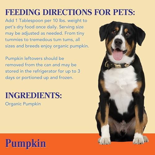 Nummy Tum Tum Organic Pumpkin For Dogs & Cats, 15 Ounce (Pack of 12) - view 4