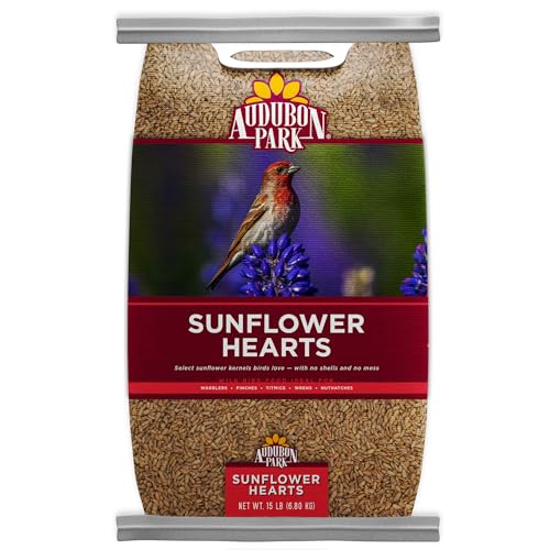 Audubon Park Sunflower Hearts Wild Bird Seed for Outside Feeders, 15-lb. Bag - view 2