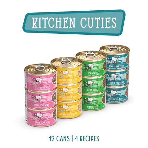 Weruva Cats in The Kitchen, Kitchen Cuties Variety Pack, Wet Cat Food, 3.2oz Can (Pack of 12) - view 4