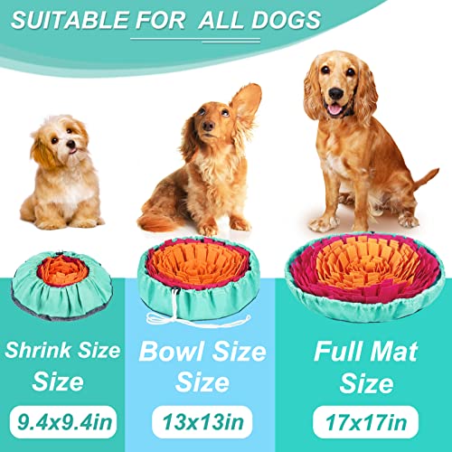 Vivifying Snuffle Mat for Dogs, Interactive Sniff Mat for Slow Eating and Keep Busy, Adjustable Dog Digging To - view 5