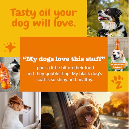 Zesty Paws Wild Alaskan Omega-3 Blend Pollock + Salmon Oil for Dogs and Cats- Skin and Coat Support, Omega 3 S - view 6