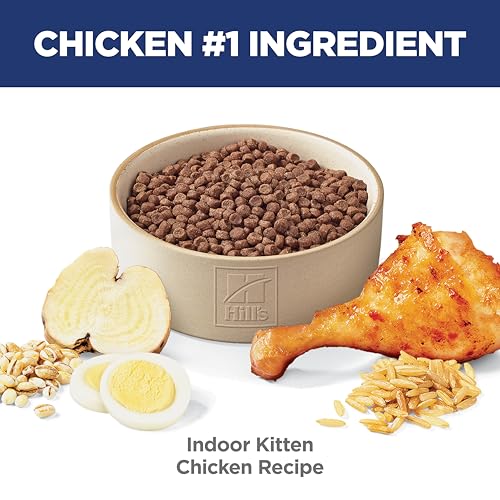 Hill's Science Diet Kitten Indoor Dry Cat Food, Chicken, 7 lb. Bag - view 5