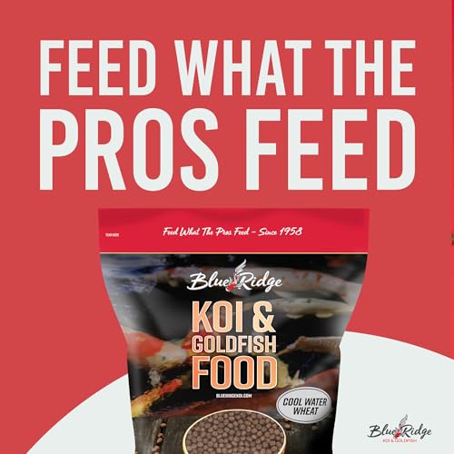 Blue Ridge Koi Fish Food 5lb - Cool Water Wheat 3/16", Fall and Winter Floating Pond Pellets, Ponds Fish Food - view 4