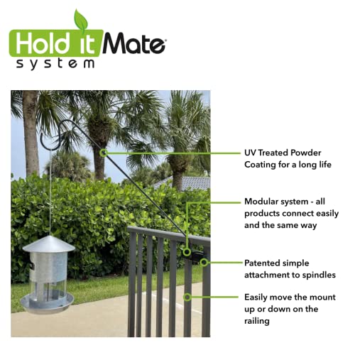 Hold It Mate Long Hook Kits Ideal for Bird Feeders, Lighter Flower Baskets, Chimes, etc. for Vertical Spindled - view 5