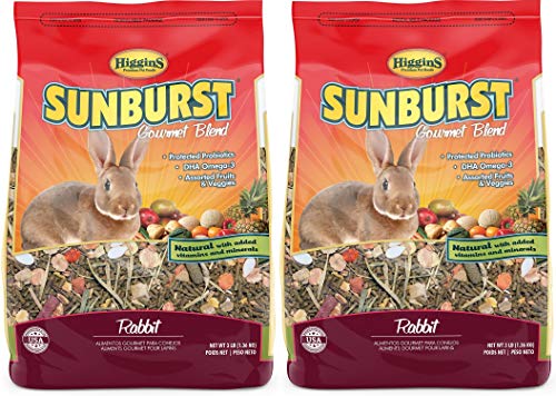Higgins 2 Pack of Sunburst Gourmet Blend Rabbit Food, 3 Pounds Each - view 2