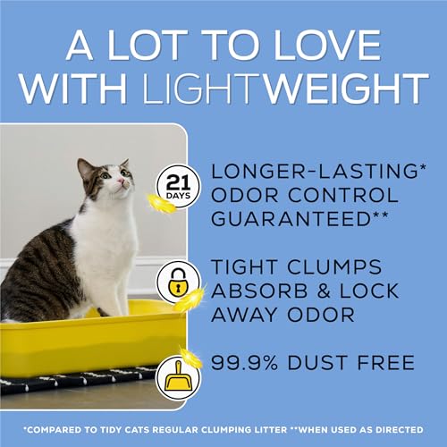 Purina Tidy Cats LightWeight With Glade Clear Springs Multi-Cat, Clumping, Low Dust, Scented Cat litter - 17 l - view 7